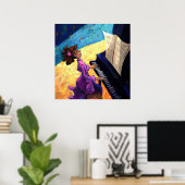 ピアノコンサート ポスター (ホームオフィス)