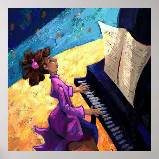 ピアノコンサート ポスター (正面)