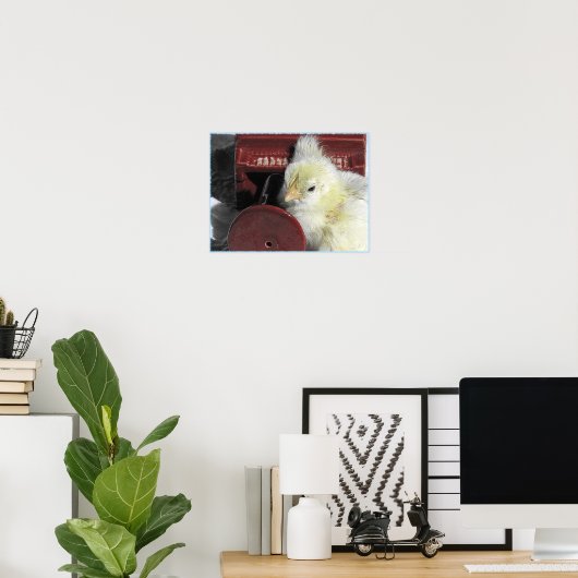 ピアノシックヴィンテージルックフォト ポスター (ホームオフィス)