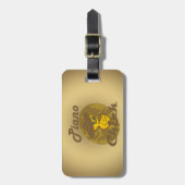 ピアノシック#6 ラゲッジタグ (正面縦)