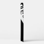 ピアノスタイリッシュ鍵盤音符モノグラム Case-Mate iPhoneケース (裏面 / 右)