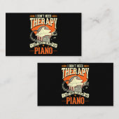 ピアノセラピーピアノプレーヤーピアニスト3 名刺 (正面/裏面)