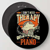 ピアノセラピーピアノプレーヤーピアニスト3 缶バッジ (正面&裏面)