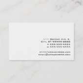 ピアノダマスク 名刺 (裏面)