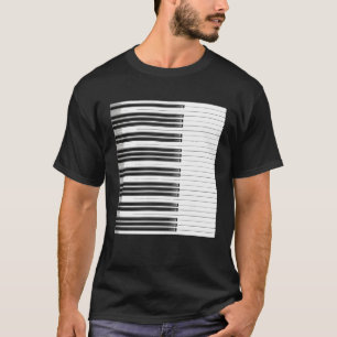 ピアノティーキーボード音楽ピアノ鍵ギフトfor Pian Tシャツ