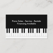 ピアノテーマ 名刺 (裏面)