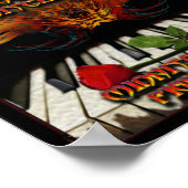 ピアノトリウムポスターのミッドナイト ポスター (角)