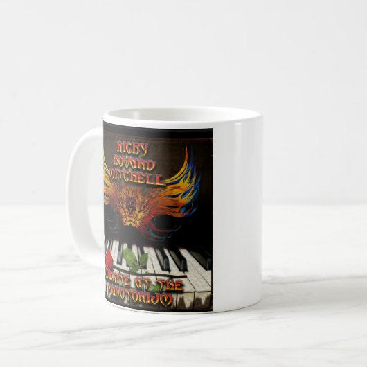 ピアノトリウムマグのミドナイト コーヒーマグカップ (正面左)