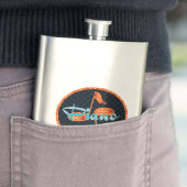 ピアノノートパターン円 フラスク (インサイチュ)