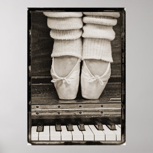 ピアノバレエデュエット大サイズ ポスター (正面)