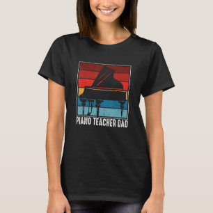 ピアノパパピアノマンピアニスト鍵盤ミュージシャンFath Tシャツ