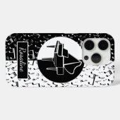 ピアノパーソナライズされたラバーアート Case-Mate iPhoneケース (裏面 (横))