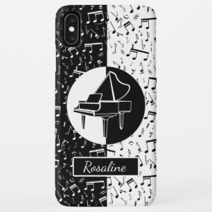 ピアノパーソナライズされたラバーアート iPhone XS MAXケース
