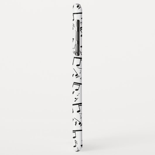 ピアノパーソナライズされたラバーアート Case-Mate iPhoneケース (裏面/左)