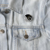 ピアノパーソナライズされた鍵と金ゴールド音楽ノート 缶バッジ (インサイチュ)