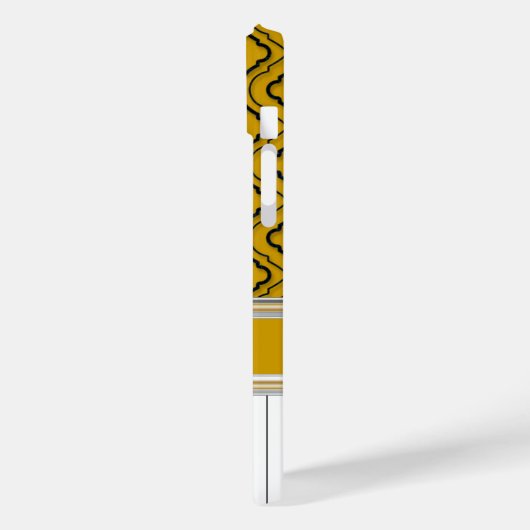 ピアノパーソナライズされた鍵ブラッククローバーオン金ゴールド Case-Mate iPhoneケース (裏面 / 左)