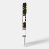 ピアノパーソナライズされた鍵金ゴールド水玉模様パターン Case-Mate iPhoneケース (裏面 / 右)