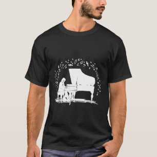 ピアノピアニストミュージシャン音楽愛好家ギフト Tシャツ