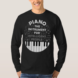 ピアノピアニストミュージックキーボードミュージシャン引用文Gag Ou Tシャツ