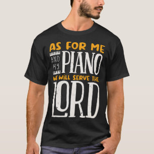 ピアノピアノ奏者ミュージシャンピアノ音楽楽器 Tシャツ