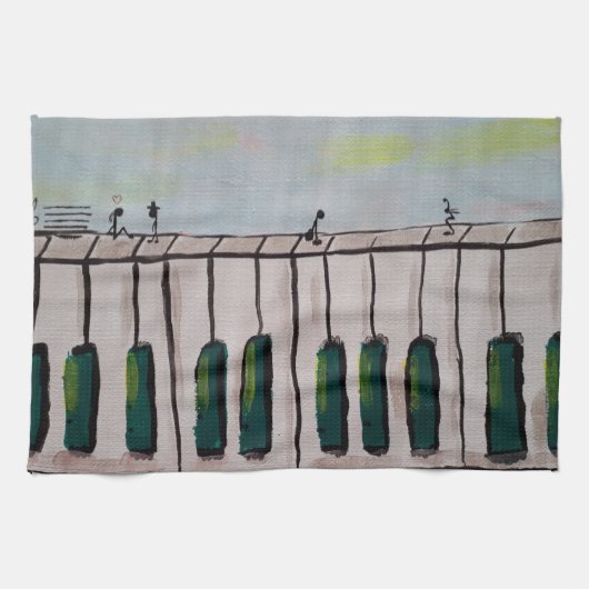 ピアノピープルキッチンタオル キッチンタオル (横)