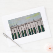 ピアノピープルステッカー 長方形シール (封筒)