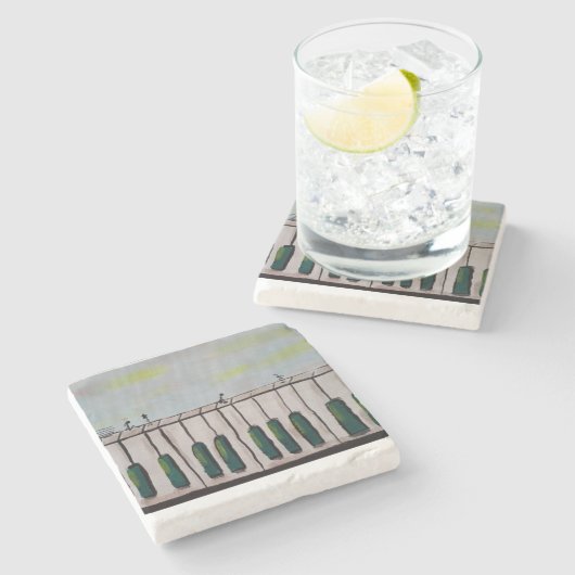 ピアノピープルストーンコースター ストーンコースター (横)