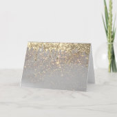 ピアノフェイクのスパークル感謝していエフェクト サンキューカード (裏面)