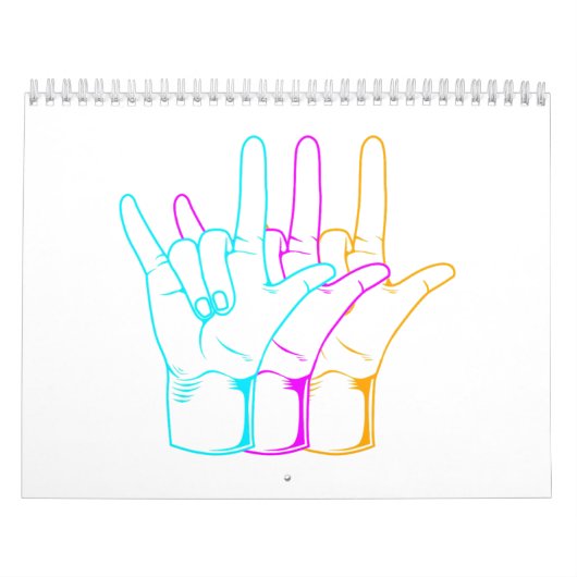 ピアノプレーおもしろいヤーアートウィメンズ男性へピアニストピアノ カレンダー (カバー)