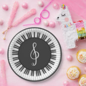 ピアノプレートパーティー・コンサート・リサイタル ペーパープレート (パーティー)