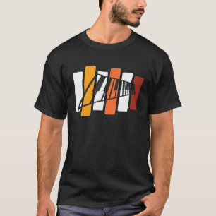 ピアノプレーヤーキーボード奏者ギフトレトロキーボード Tシャツ