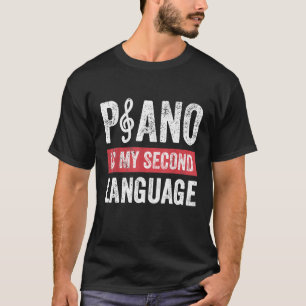 ピアノプレーヤーピアニスト音楽ミュージシャンヴィンテージ Tシャツ