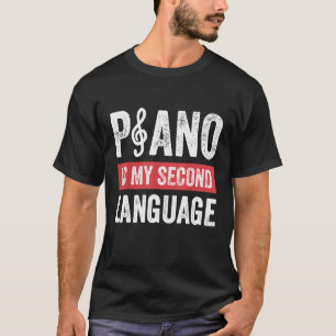 ピアノプレーヤーピアニスト音楽ミュージシャン1 Tシャツ