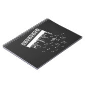 ピアノプレー飛んでいるヤー音楽ノート鳥ピアニスト ノートブック (左側)