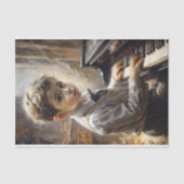 ピアノプロディギーヴィンテージチャームデコページ 薄葉紙 (正面)