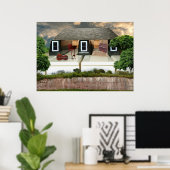 ピアノペントハウスサンセット ポスター (ホームオフィス)