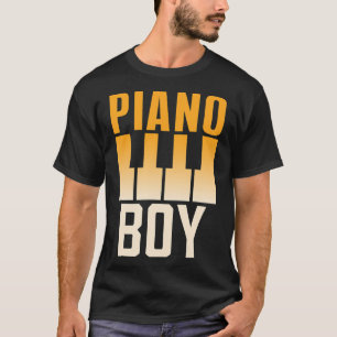 ピアノボーイ楽器プレーヤーピアニストミュージシャン Tシャツ