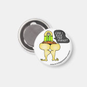 ピアノマグネットを蹴ってもいい マグネット (正面/裏面)