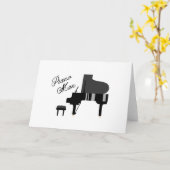 ピアノマン カード (黄色い花)