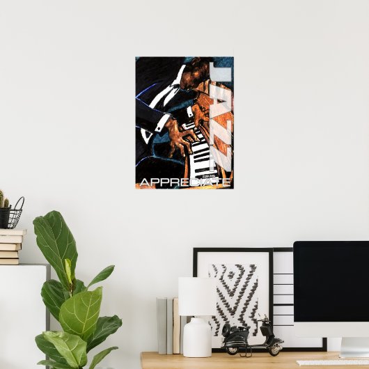 ピアノマン ポスター (ホームオフィス)