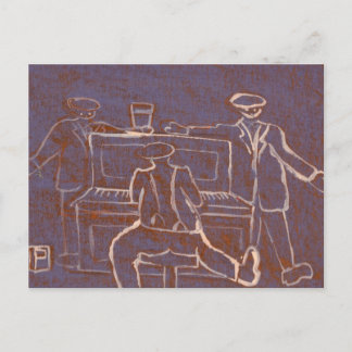 ピアノマン ポストカード