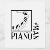 ピアノマン ワインラベル (シングルラベル)