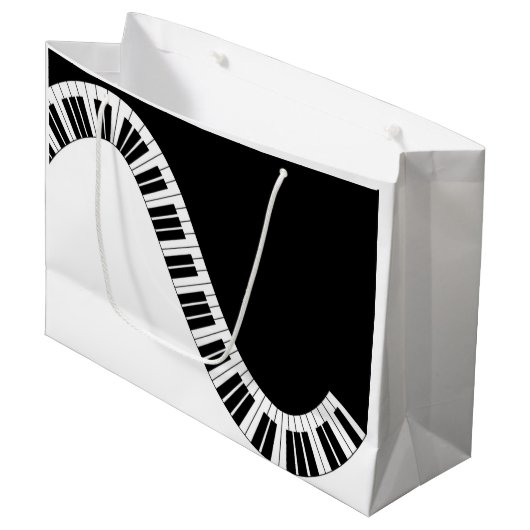 ピアノミュージカル抱き枕 ラージペーパーバッグ (正面アングル)