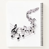 ピアノミュージカル日記ノート ノートブック (裏面)