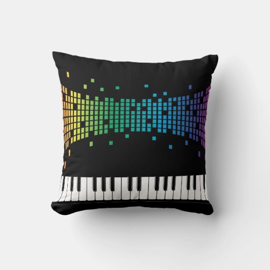 ピアノミュージカル楽器音楽愛好家 クッション (正面)