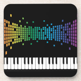 ピアノミュージカル楽器音楽愛好家 コースター