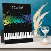 ピアノミュージカル楽器音楽愛好家 フォトプラーク (側面)