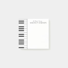 ピアノミュージシャンバンド先生ポストイットノート ポストイット