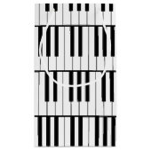 ピアノミュージシャン音楽先生 スモールペーパーバッグ (裏面)