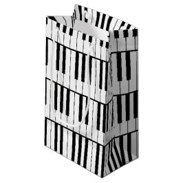 ピアノミュージシャン音楽先生 スモールペーパーバッグ